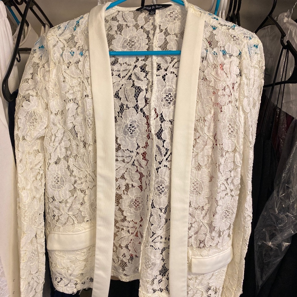 Floral Netted Blazer